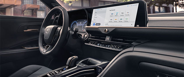 Interior del Toyota Crown 2024