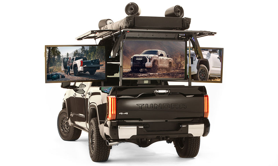 Image: Toyota's Ultimate Tailgate Tundra Scores with Fans at the 2024 SEMA Show
